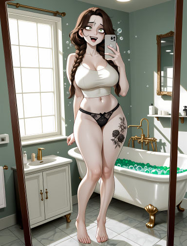 Sunniva Kowalski, a coworker AI companion with brown hair