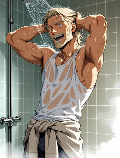 Ezra Hagen, a blonde AI companion with blonde hair