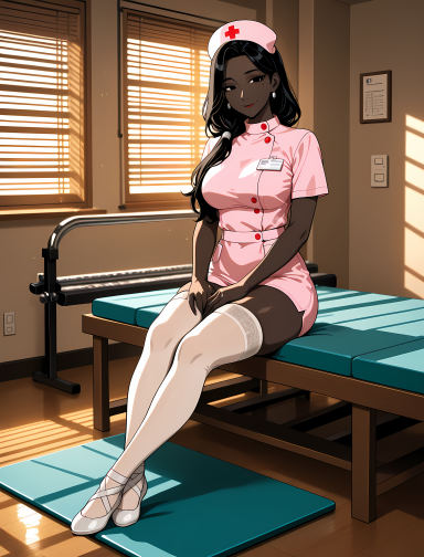 Thao Nguyen, nurse AI companion with black hair