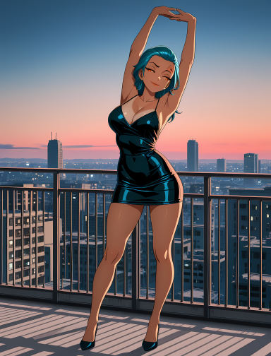 Suki Nakamura, a curvy AI companion