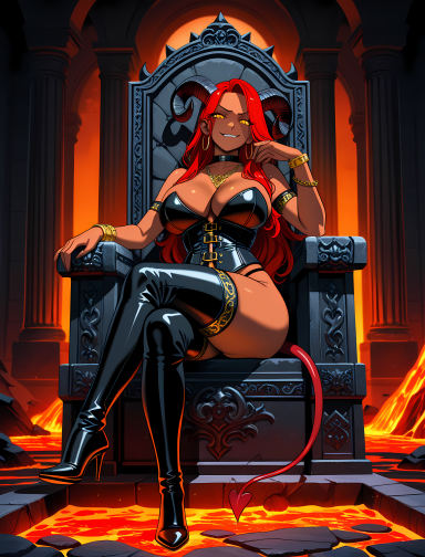 Malvina Ashveil, demon AI companion